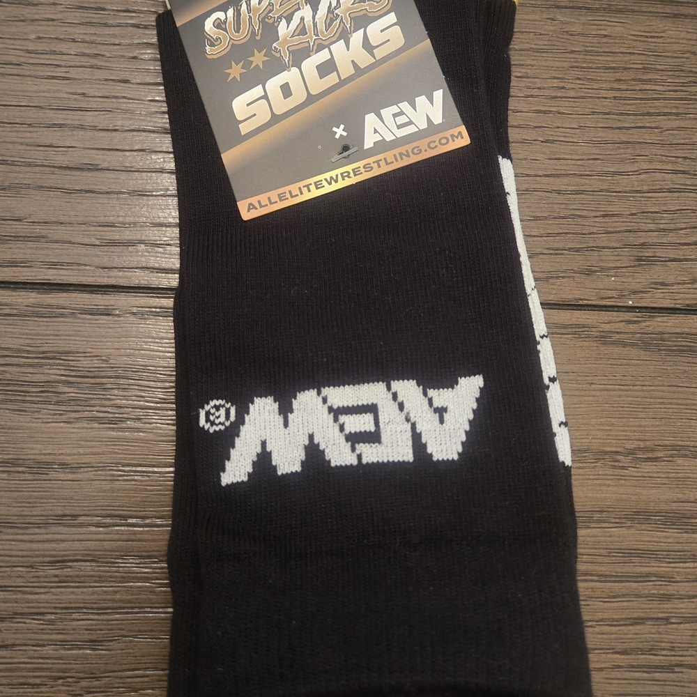 All Elite Wrestling (AEW) Black Crew Socks